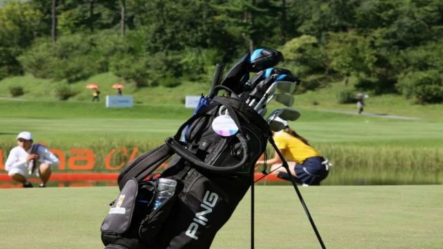 Black Ping Golf Cart Bag